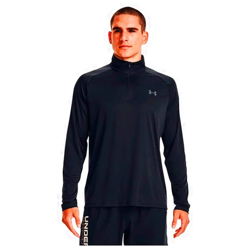 Under Armour Men's Velocity 2.0 1/4 Zip, (001) Black / / Pitch Gray, Medium