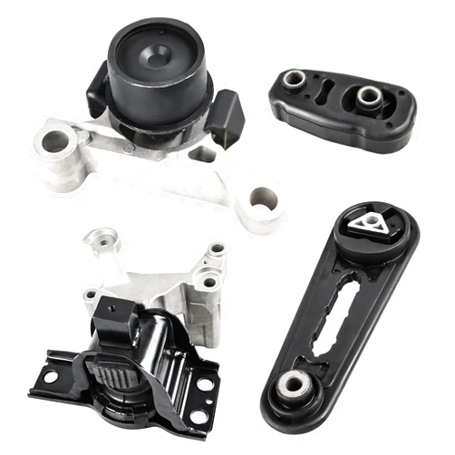 JDMON 4Pcs Engine Motor & Transmission Mount Kit Replacement for Nissan Sentra 2.0L 2007 2008 2009 2010 2011 2012 Auto CVT Trans Compatible with A4348, A4345, A4318, A4346, 11210ET01D, 11380ET000