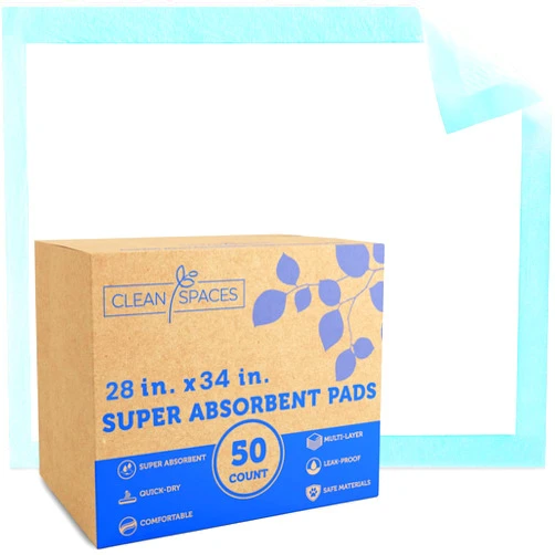 CLEAN SPACES Super Absorbent Puppy Pads 28
