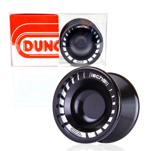 Duncan Toys Echo 2 Yo-Yo [Black], Unresponsive Pro Level Yo-Yo, Concave Bearing