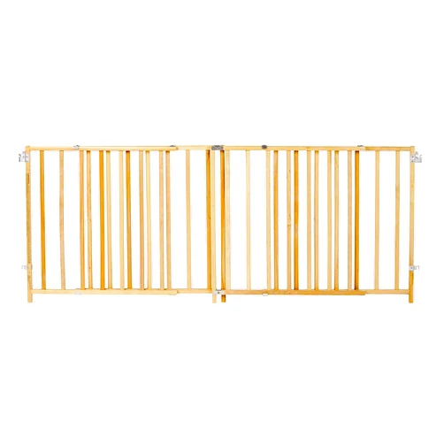 Toddleroo by North States - Extra-Wide Swing Wooden Baby Gate: Extra Wide Baby Gate for Large Openings - Adjustable 60 to 103 Inches Wide - 27 Inches Tall