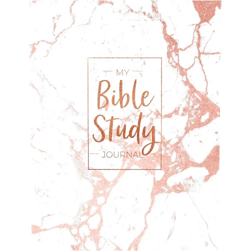 The Good Word My Bible Study Journal: Beautiful Rose Gold Marble Bible Study and Prayer Journal for Women (Rose Gold Marble Prayer Journals)