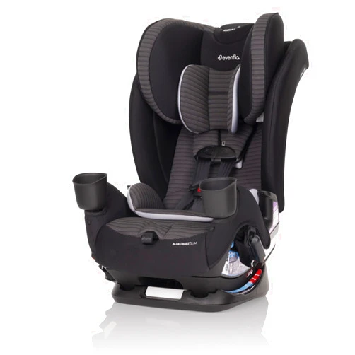 Evenflo All4Stages Slim 4-in-1 Convertible Car Seat (Tybee Black)