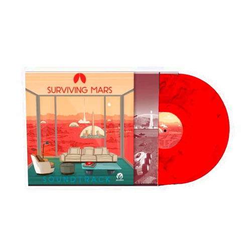 George Strezov (Artist) Surviving Mars Soundtrack - Exclusive Limited Edition Red Marbled Colored Vinyl 2LP
