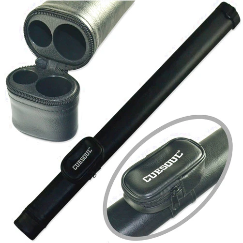 CUESOUL Soocoo Series 2x4/2x2 Hard Pool Cue Case -Holds 2 Cue Butt and 4 Cue Shafts,Four Color Available