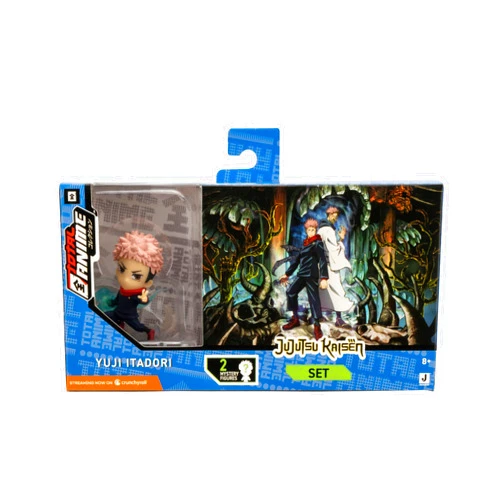 Total Anime Jujutsu Kaisen 2-Inch Scale Chibi 3-Pack - Three 2-Inch Scale Mini-Figures with Display Bases - Volume 1