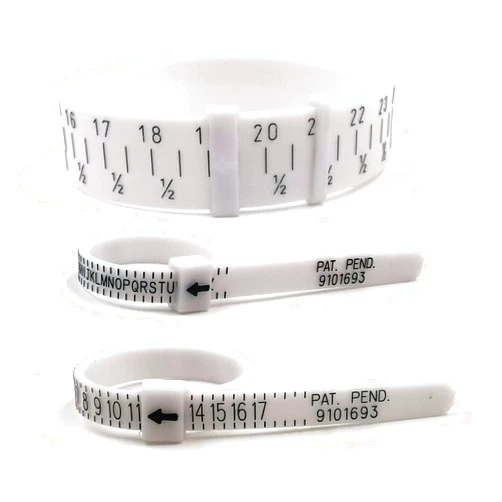 GEOOT Finger and Wrist Measuring Tool Set, Universal Ring and Bracelet Sizer, US UK Size Measure Tool for Women Men
