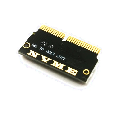 Nockchawon M.2 NVME SSD Convert Adapter,NGFF M.2 NGFF M-Key AHCI SSD Convert Card for Upgrade MacBook Air(2013-2016 Year) and Mac PRO(Late 2013-2015 Year)