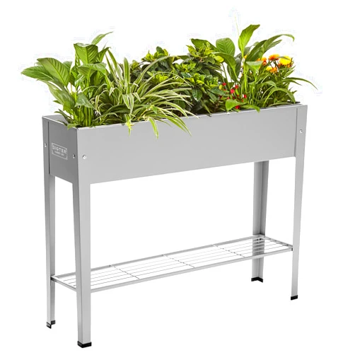 ProGard Raised Garden Bed, Garden Raised Planter Box with Legs, Galvanized Garden Planter for Herbs and Vegetables (40