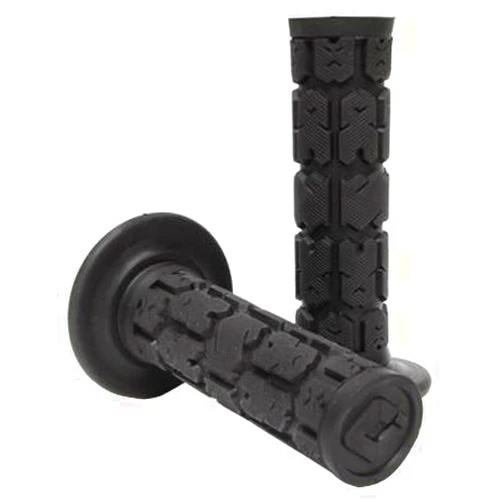 Old Dutch International Odi Rouge Dual-Ply Off-Road/Dirt Bike Motorcycle Hand Grips - Black/Black/Size 130mm