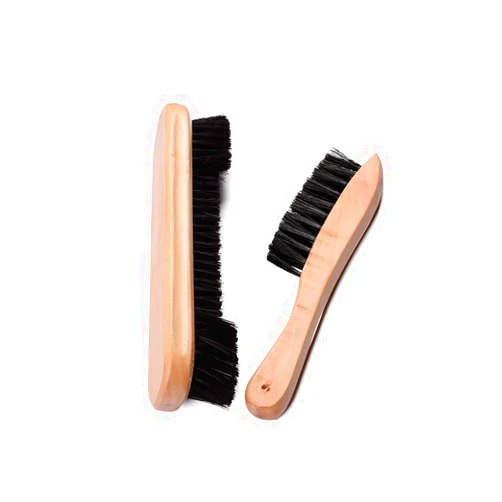 MUZOCT 9 Inch 100% Soild Wooden Handle Billiard Pool Table and Rail Brush Set for Cleaning Billiards Table