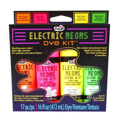 Tulip One-Step Tie-Dye Kit 4 Color Kit, Neon