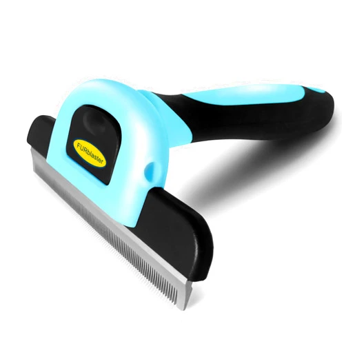DakPets Pet Deshedding Tool | Professional Cat and Dog Brush for Shedding | Fur Deshedding Brush and Pet Hair Remover for Cats and Dogs | Stainless Steel Cat and Dog Shedding Brush for Pet Grooming