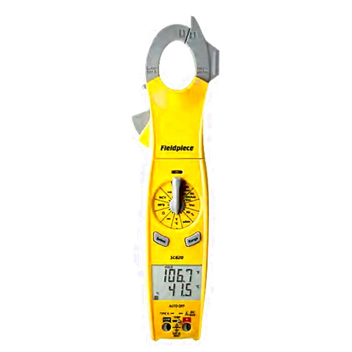Fieldpiece SC640 Loaded Clamp Multimeter with Swivel Head and LED Flashlight