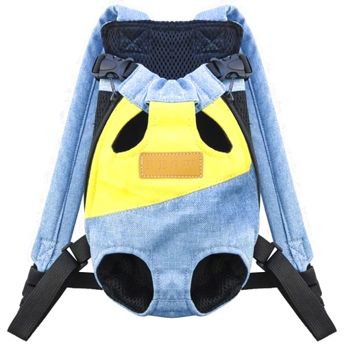 NAIHOD Pet Carrier Backpack, Adjustable Backpack Legs Out Easy-fit Chest Carrier for Small Dogs Cats Puppies