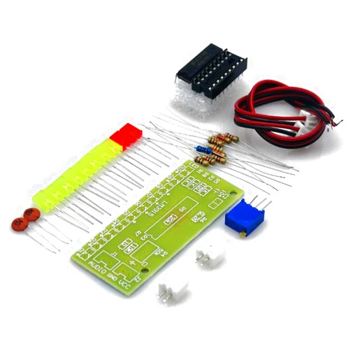 Taidacent 10 Pcs LM3915 Audio Level Indicator Kit 10 Segment Audio Level Indicator Kit Level Indicator Power Light Indicator Parts