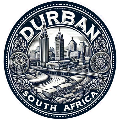 R and R Imports Durban South Africa Souvenir Destination Die Cut Flat Magnet 2-Inch