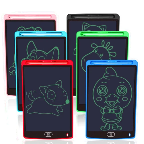 Yidedraw 6 Pack LCD Writing Tablets for Kids, 8.5 Inch, Toddler Toys Birthday Gifts for Ages 3-8 Boys Girls, Colorful Doodle Board Drawing Tablet for Learning and Education (Six Colors Available)