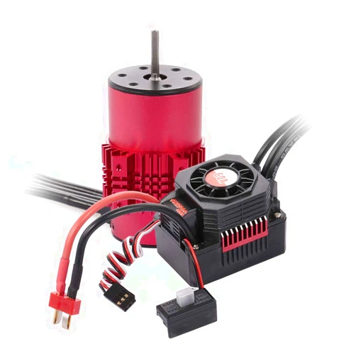 GoolRC Surpass Hobby 3660 2600KV Brushless Motor with Heat Sink and 60A ESC with BEC Waterproof for 1/10 1/8 RC Car Truck