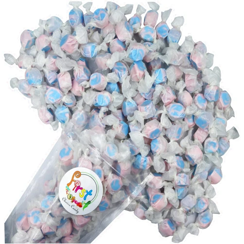FirstChoiceCandy All Flavor Gourmet Saltwater Taffy (Cotton Candy, 1 LB)