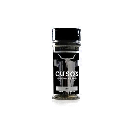 Cuso Cuts Cuso’s Dirt® Seasoning - Great Tasting Steak Seasonings - Contains Activated Charcoal & Natural Ingredients - Best BBQ Rubs for Smoking - BBQ Seasoning Rub - 1 Count BBQ Rub Seasoning