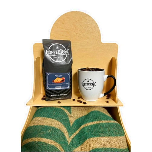 Coffeeicon Apple Pie Flavored Coffee -12oz bag (Whole Bean)