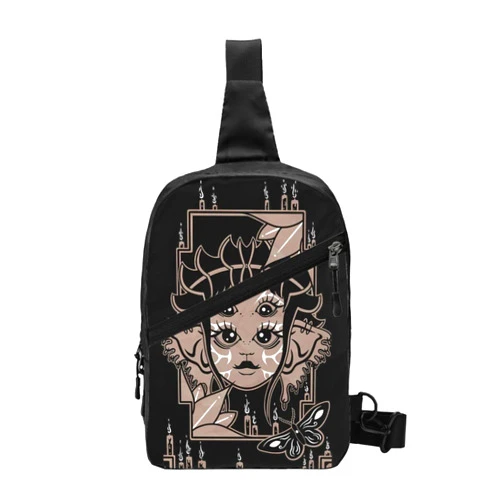 JKSISNIXK Melanie Great Artist Martinez Crossbody Bag Handbag Sling Backpack Adjustable Shoulder Pouch Hiking Daypack Cool Chest Package Foldable Multipurpose Daypack