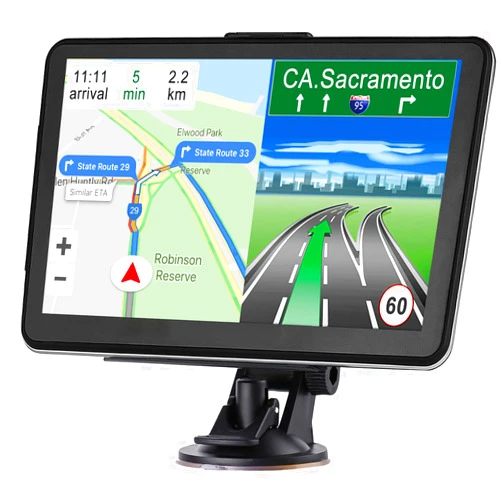 Aonerex 2024 Newest GPS Navigation for Car Truck Navigator 2024 US Maps 7 Inch Touch Screen Vehicle GPS Commercial Trucker Satellite Navigation Voice Speeding Warning, Free Lifetime Update of World Maps