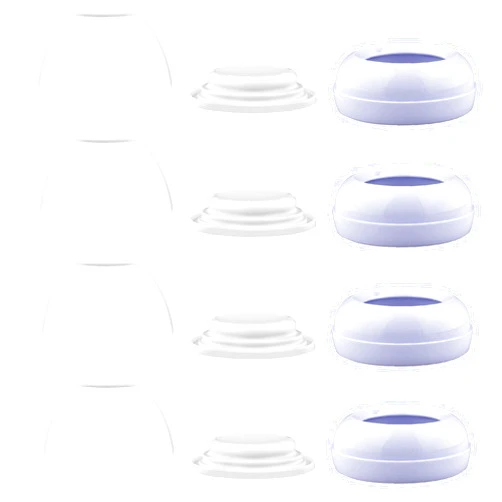 Maymom Dome Caps, Screw Rings, Sealing Discs Compatible with Avent Natural Bottles, PP Bottles; No Nipple Included. Convert Avent Classic Bottle Into Natural