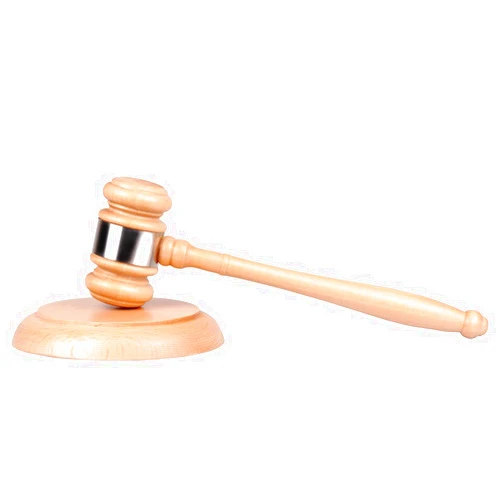 Tiberham Wood Gavel and Sound Block Set, Tiberham Handcrafted Wooden Gavel with Round Block for Judge Lawyer Student Auction Sale