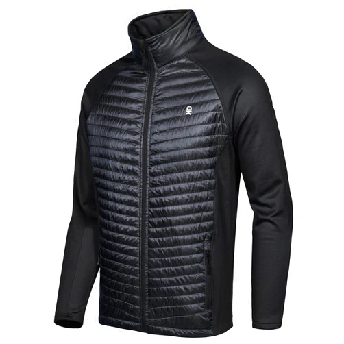 Little Donkey Andy Men's Insulated Running Warm Jacket, Thermal Hybrid Hiking Jacket