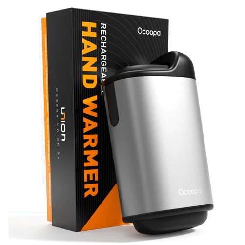 OCOOPA Modular Hand Warmers Rechargeable, 10000mAh Battery Replaceable Handwarmer, 15 Hrs Warmth, 4 Levels Electric Heater 145°F, USB-C Portable Charger, Perfect for Golf, Hunting Gifts Men, Union U5s