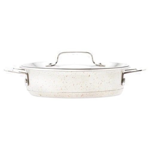 Bon Chef HOTSTONE Desert CUCINA Round Casserole w/LID - Induction Bottom