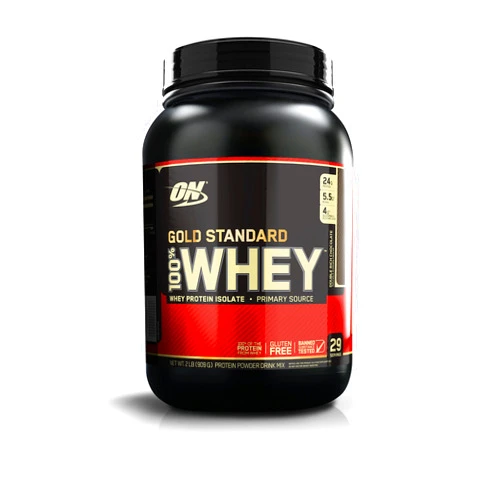 Optimum Nutrition Gold Standard 100% Whey Protein Powder, Double Rich Chocolate, 2 Pound