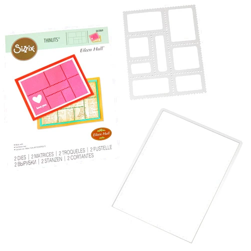 Sizzix Thinlits Die Set 2PK Snail Mail by Eileen Hull, 665869