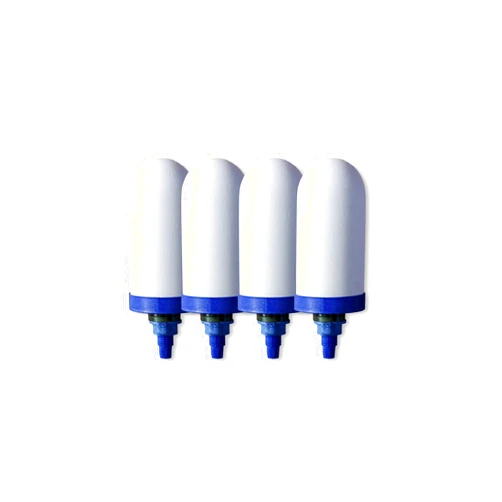 AQUA EASY AquaEasy Ceramic Water Filter Candle (Pack of 4) Replacement Gravity Water Filter Blocks Compatible with Gravity-fed Water Filter Systems like ProOne, AlexaPure and Berkey. Ceramic Dome