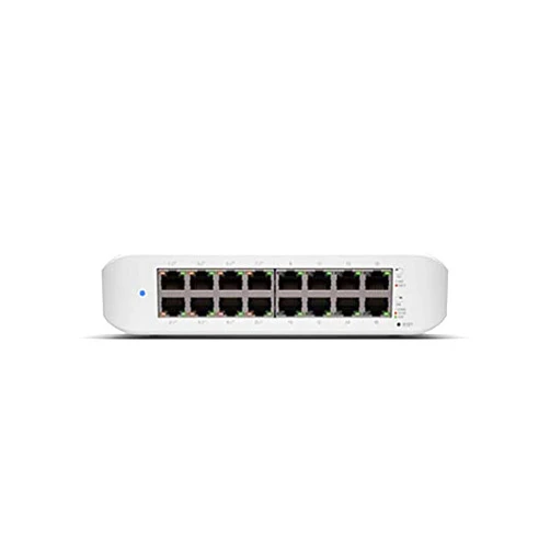 Ubiquiti Networks Ubiquiti - UniFi Switch (USW-Lite-16-PoE, 16 Gigabit Ethernet Ports, 8 PoE+ Ports, Wall Mounted)