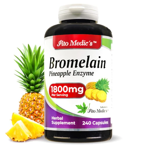 FITO MEDIC'S Bromelain - Digestive enzymes – 1800 mg per Serving, 240 Capsules