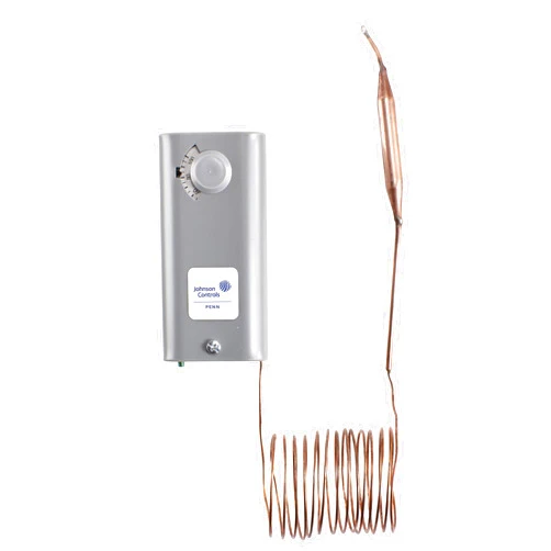 Johnson Controls A19ABC-24C A19 Series Remote Bulb. Control, Single-Pole, Single-Throw, Adjustable Differential , Gray