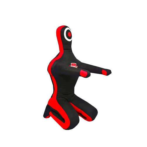 MMA SPORTS MMA Grappling Dummies | Wrestling Dummy for Adults & Youth | Sitting Boxing Dummy for Brazilian Jujitsu gi, Judo, Karate | Unfilled 6 FT Punching Training Dummy, Black, 6 FEET / 72inch