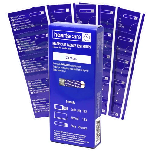 Hearts Bio HeartsCare Lactate Strips - 25 Count