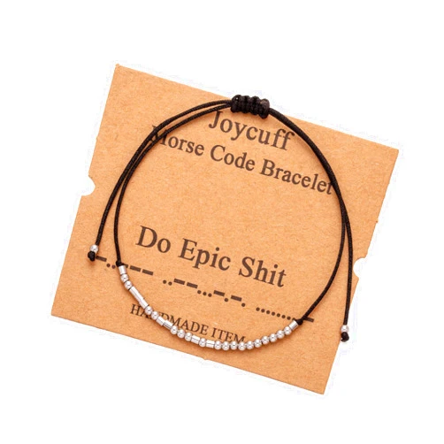JoycuFF Morse Code Bracelets for Women Gifts for Women Birthday Christmas Gifts Women Gifts Bracelets for Women