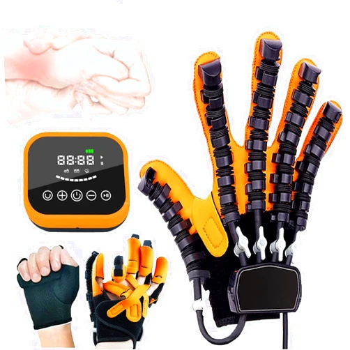 JIONET Arthritis Stroke Hemiplegia Patient Finger and Hand Function Rehabilitation Trainer Robot Rehab Gloves Left Recovery Exercise Equipment Device orthosis (Color : Right Hand, Size : Large)