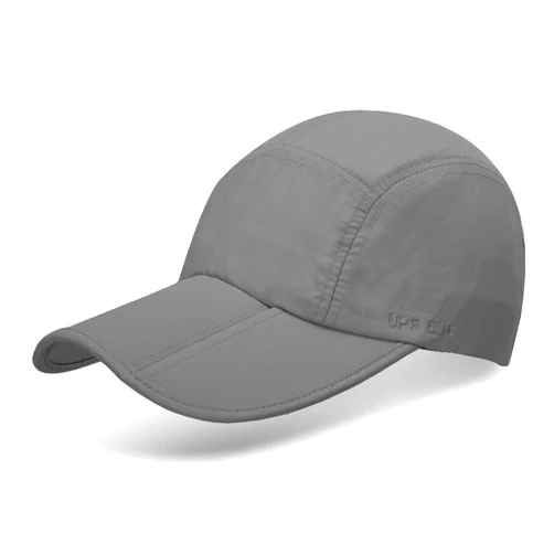 9M Clothing Company UPF 50+ Foldable Baseball Cap Sun Protection Quick Dry Portable Folding Hats for Men or Women