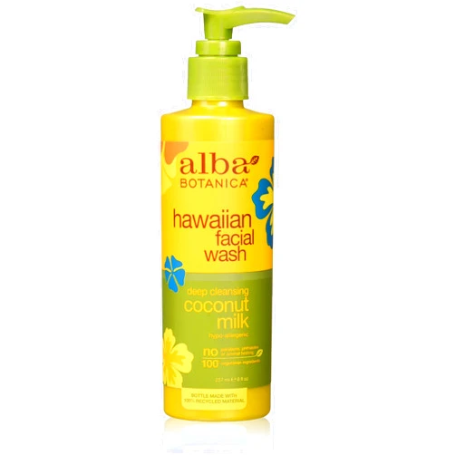 Alba Botanica Coconut Milk Facial Wash, Hypoallergenic, 8 Fluid Ounces (Pack Of 1)