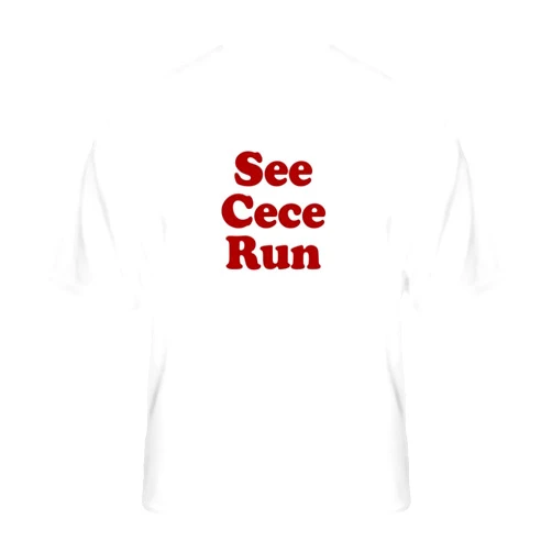 Threadsquad See Cece Run New Girl Funny Running T Shirt T Shirt
