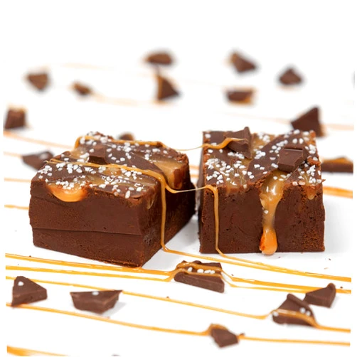 Valley Fudge & Candy Valley Fudge, Dark Chocolate Caramel Sea Salt, Fresh Artisan Fudge, Real Butter, Gourmet Candy, Half Pound Package