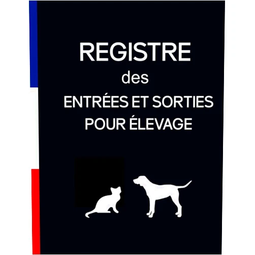 RD Editions REGISTRE DES ENTRÉES ET SORTIES POUR ÉLEVAGE: livre sanitaire pour suivi des mouvements d'animaux domestiques | Conforme CERFA 50 4510 (French Edition)