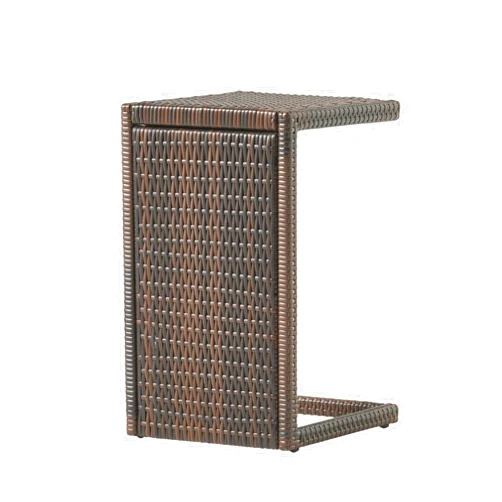 Christopher Knight Home CKH C-Shaped PE Accent Table, Multibrown
