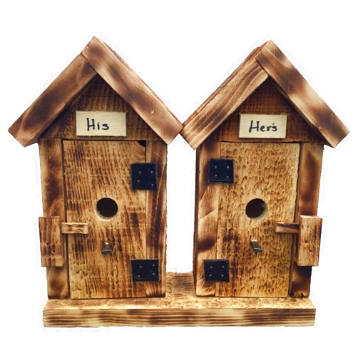 Kunkle Holdings, LLC Burnt Pine His and Hers Bird Houses